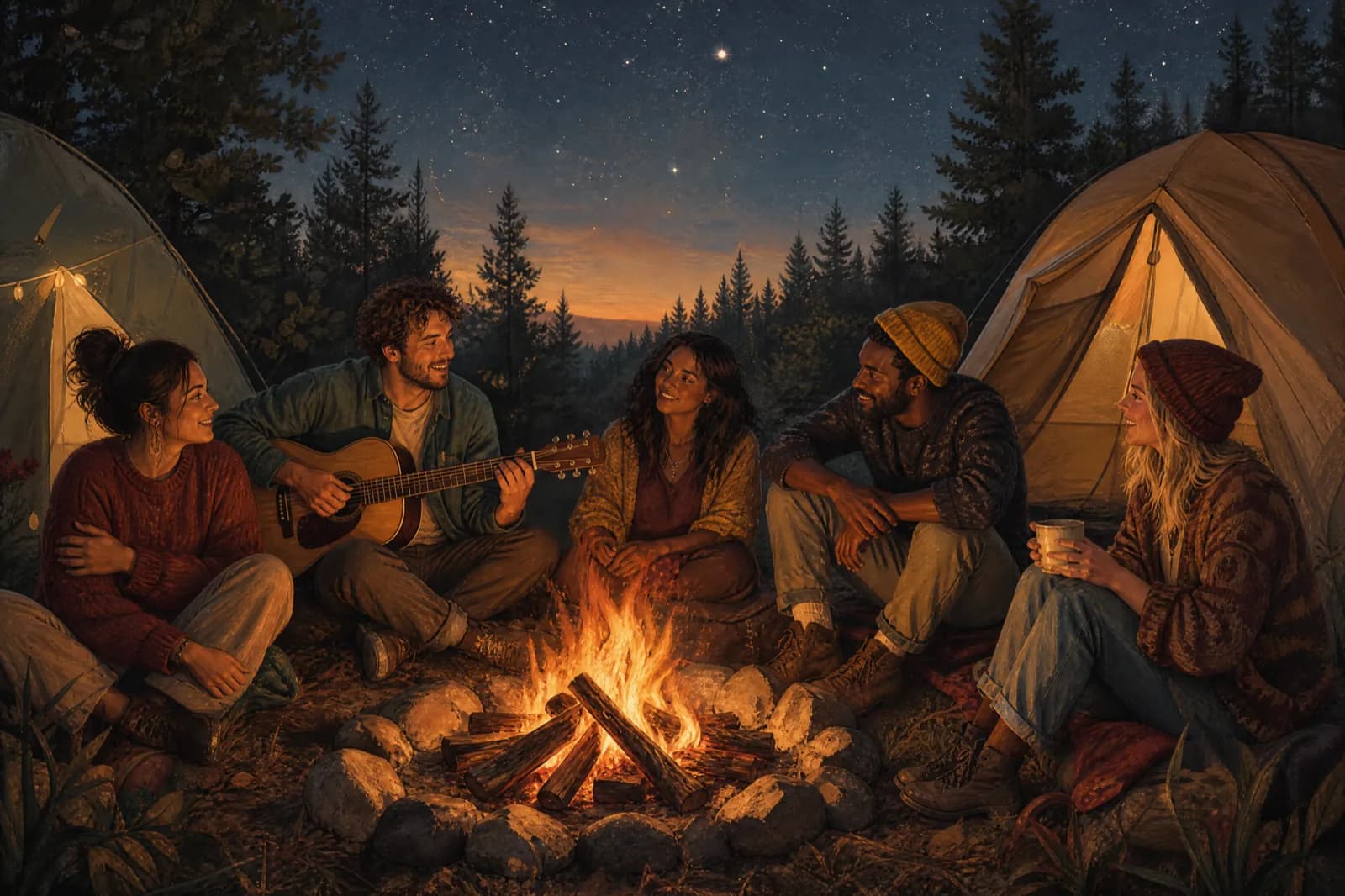 Camping und Open-Air: Warum Sommer-Events echte Freundschaften bringen